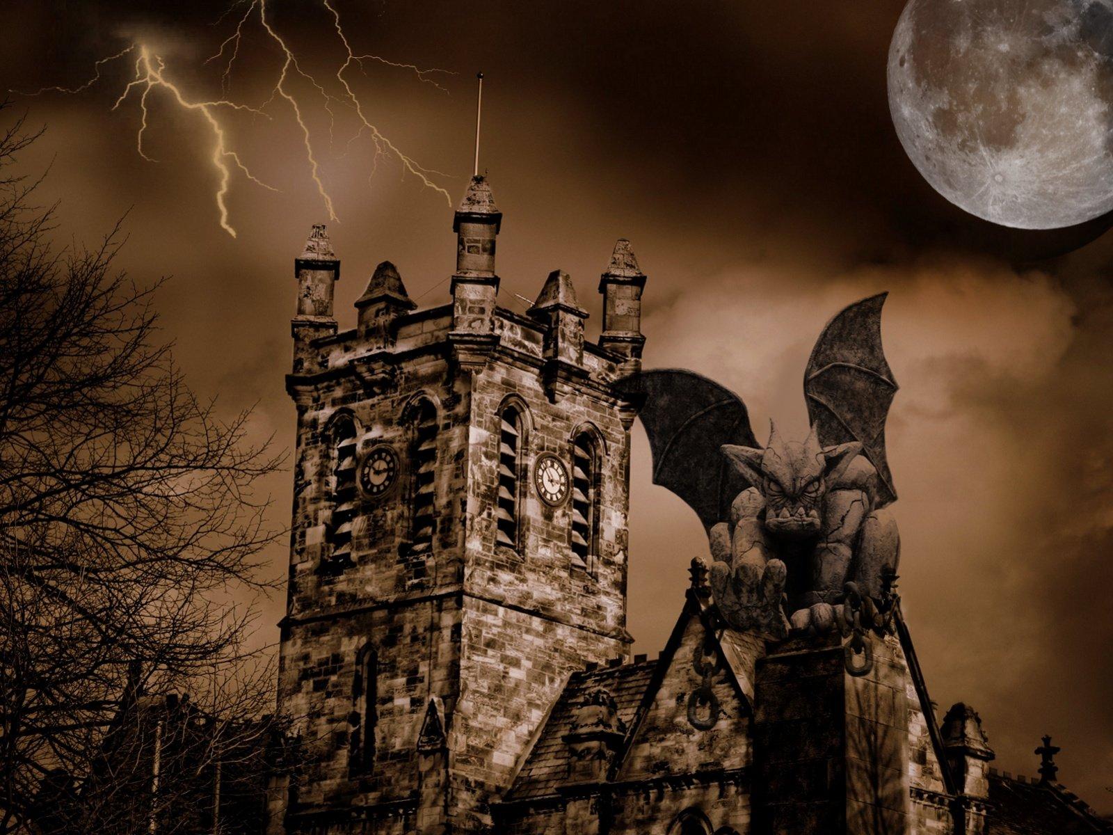 1600x1200 Gargoyle wallpaper HD for desktop .