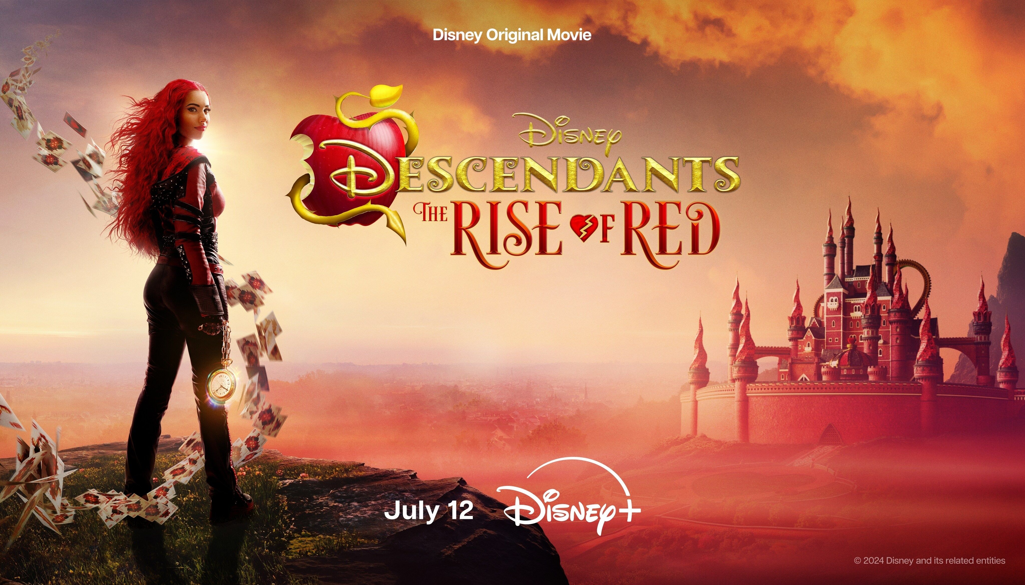 4096x2338 Descendants The Rise Of Red Desktop Wallpaper