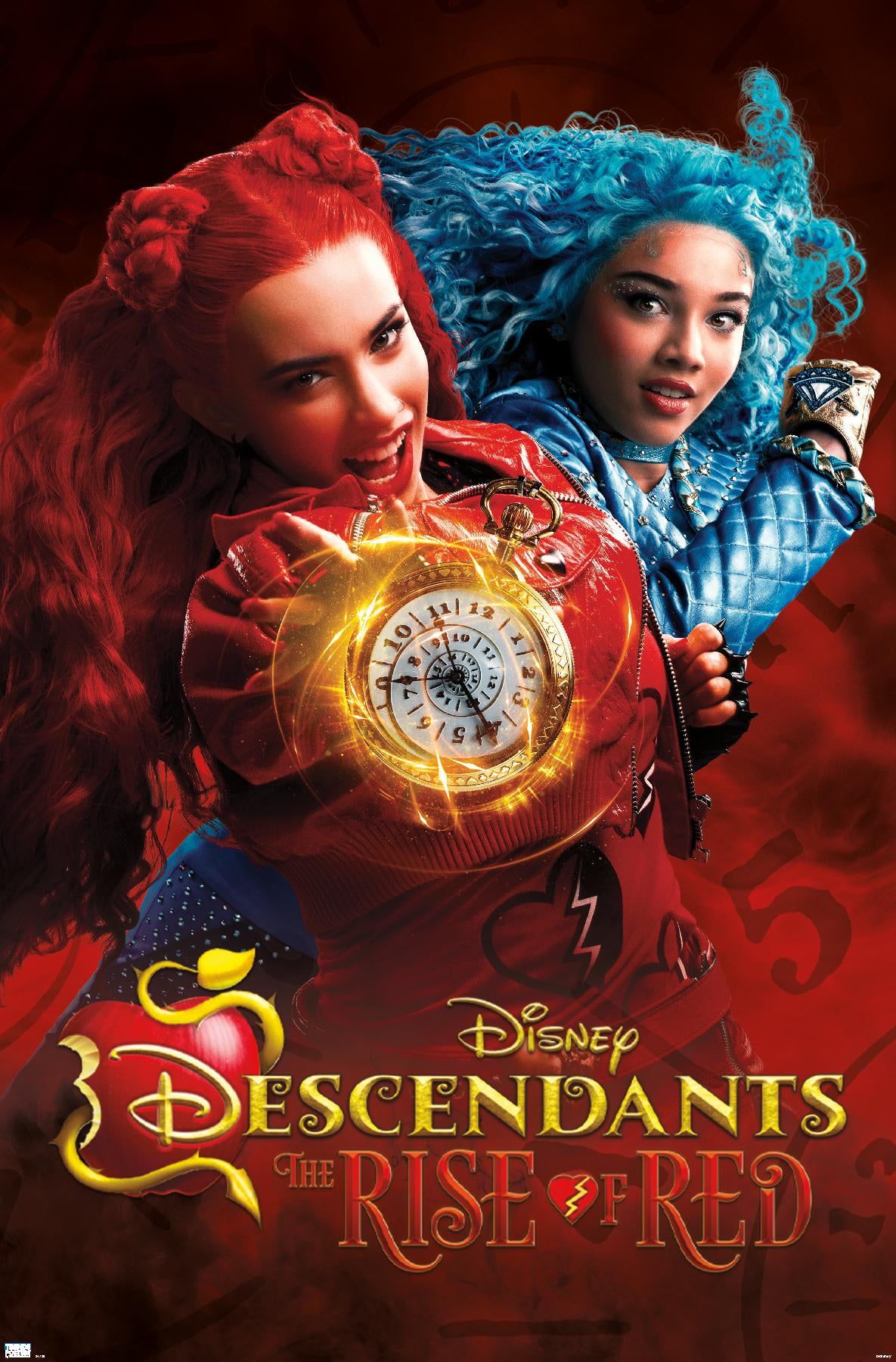 1185x1800 Disney Descendants: The Rise of Red Wall Poster, 22.375 x 34