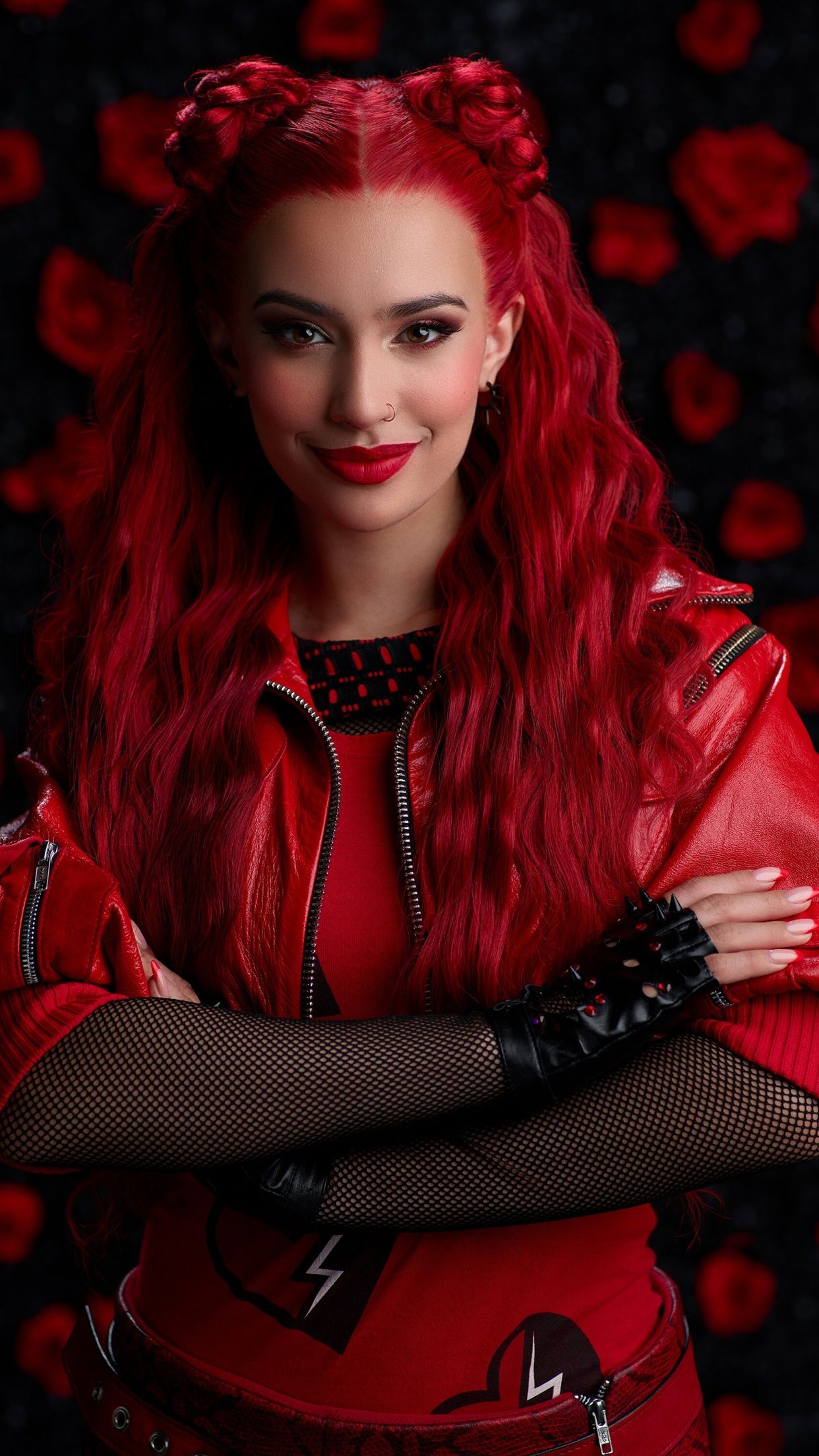 1242x2208 Kylie Cantrall Wallpaper 4K, Descendants: The Rise of Red