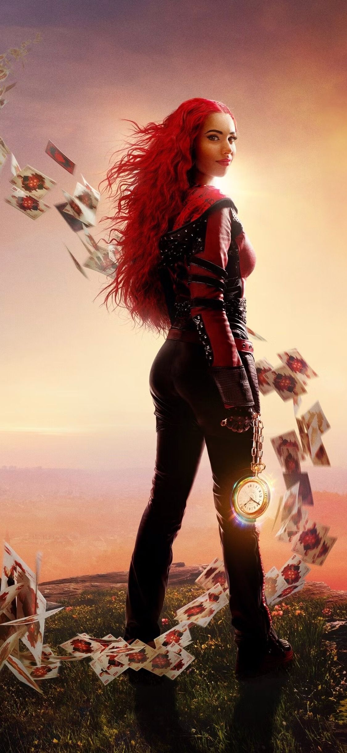 1125x2436 Descendants The Rise Of Red 2024 Movie iPhone XS, iPhone iPhone X , HD 4k Wallpaper, Image, Background, Photos and Picture