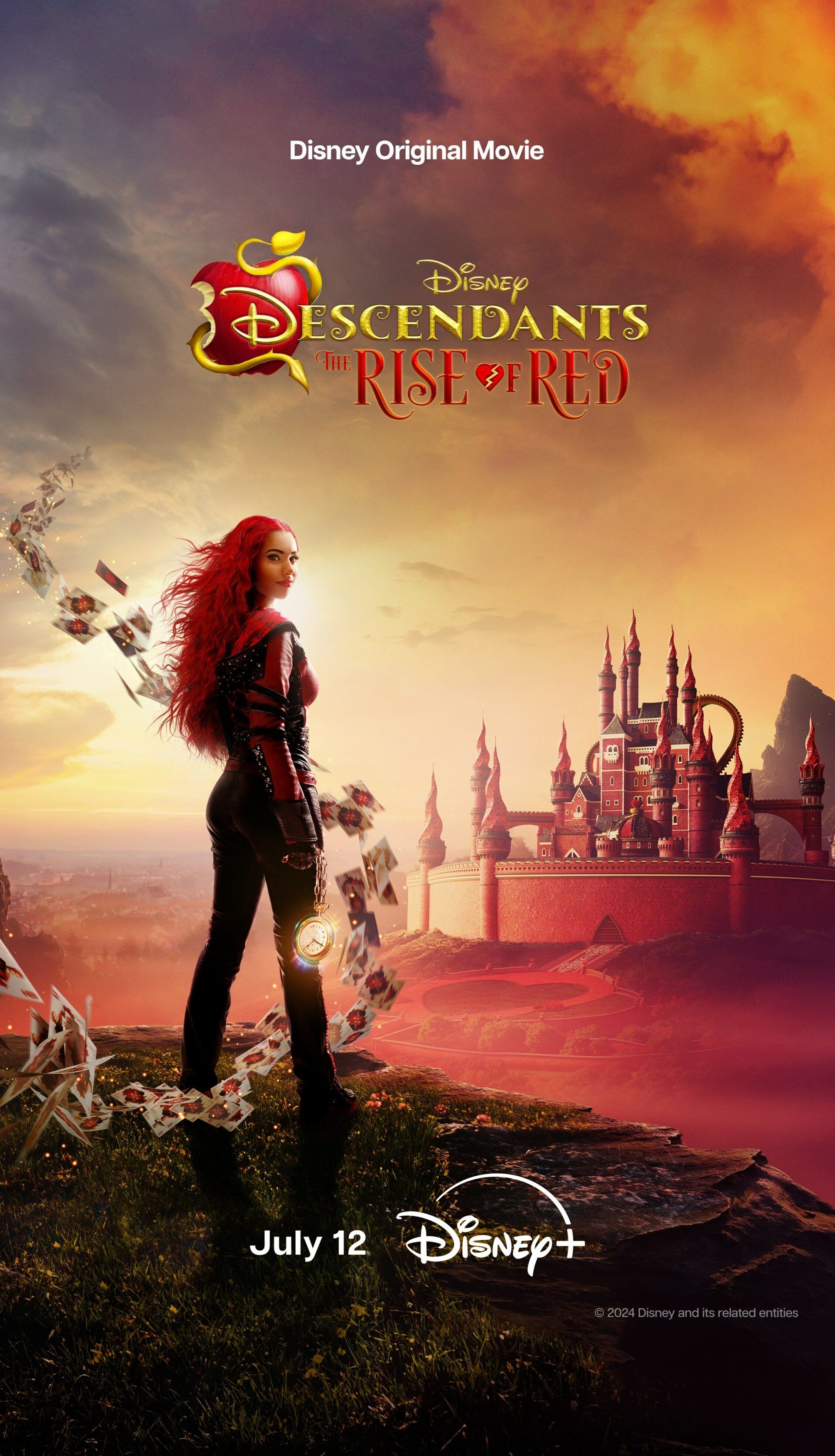 1920x3347 Descendants: Rise of Red Movie Wallpaper