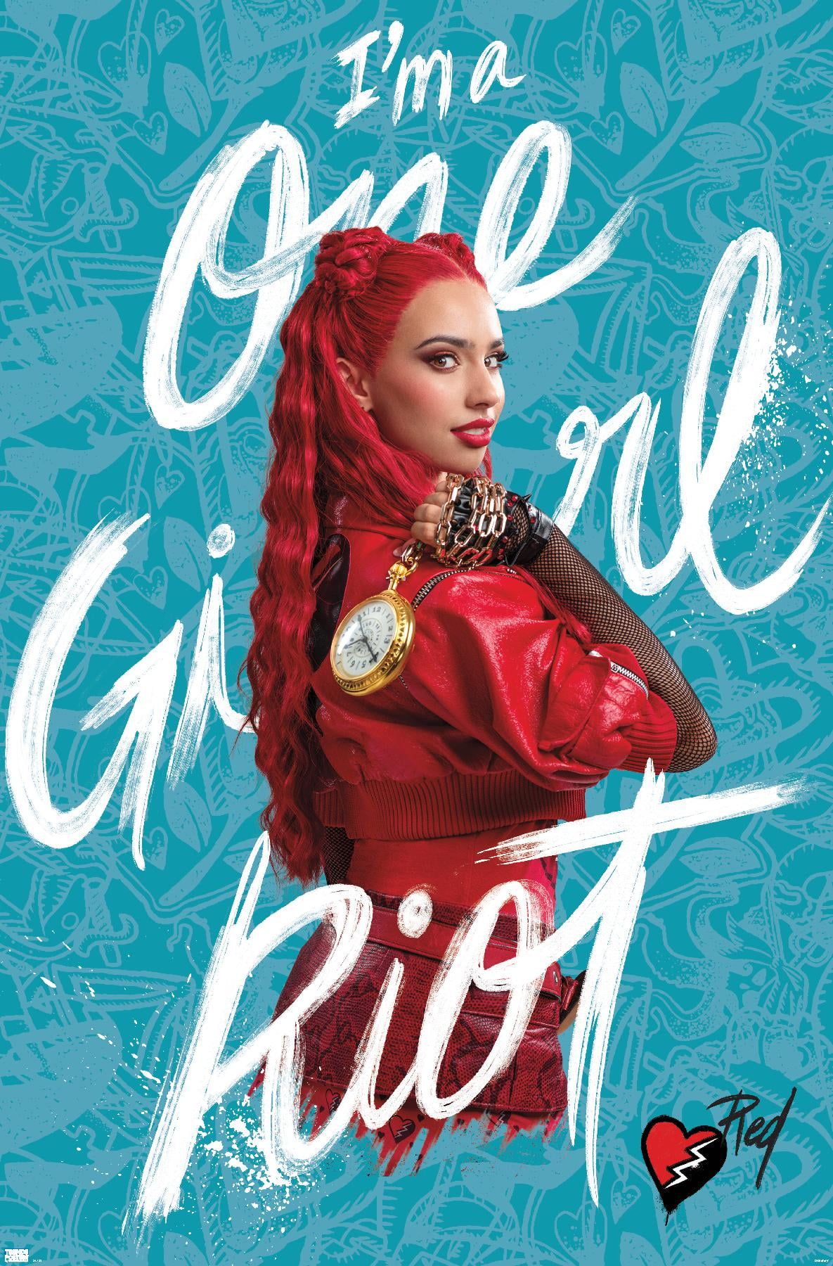 1185x1800 Disney Descendants: The Rise of Red Wall Poster, 22.375 x 34