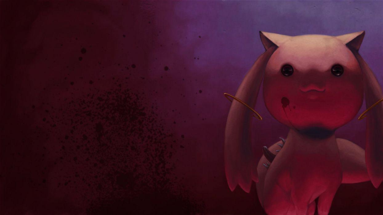 1244x700 Blood Mahou Shoujo Madoka Magica anime .