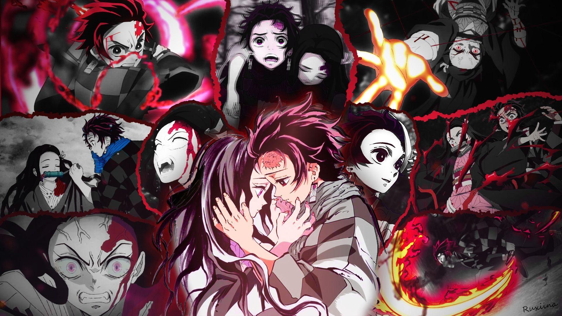 1920x1080 Scenes from Demon Slayer: Kimetsu No .
