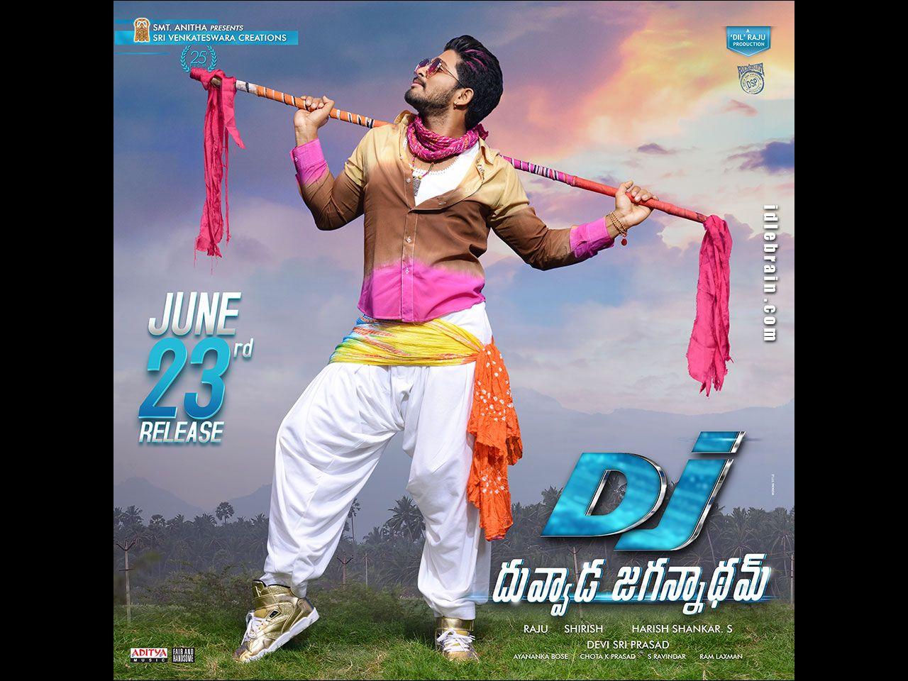 1280x960 DJ. Duvvada Jagannadham wallpaper cinema posters Arjun & Pooja Hegde