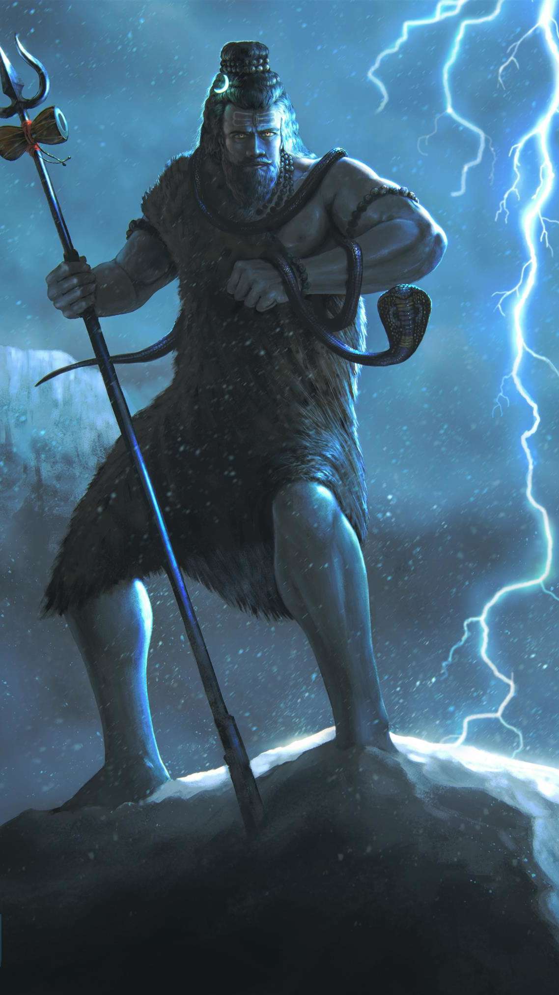 1138x2023 Lord Shiva Tandav iPhone Wallpaper .