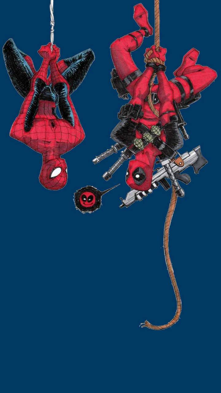 720x1280 Spiderman And Deadpool Wallpaperbestspiderman3.