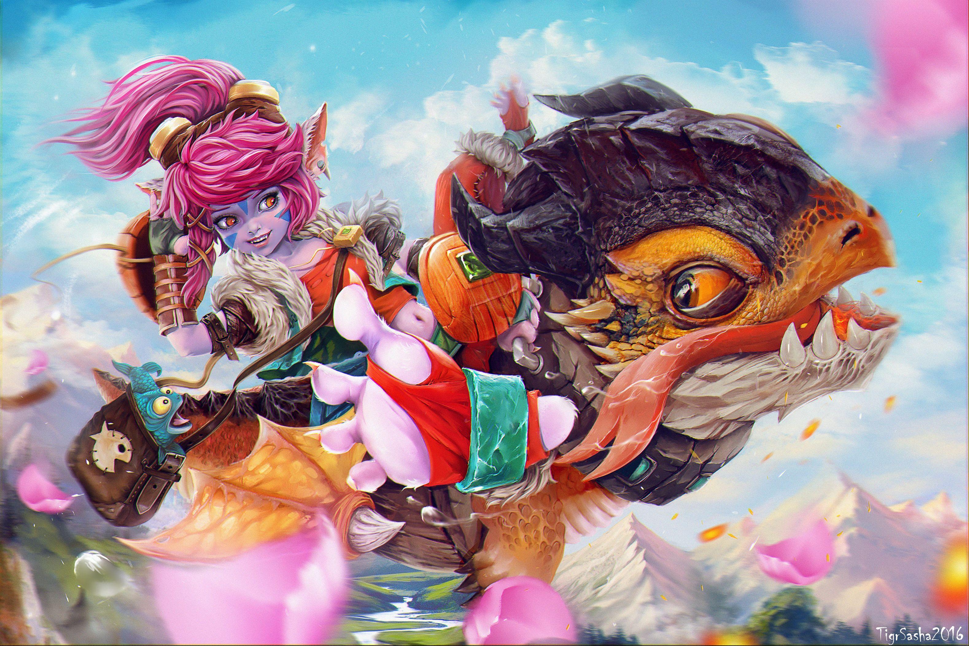 3157x2106 Dragon Trainer Tristana