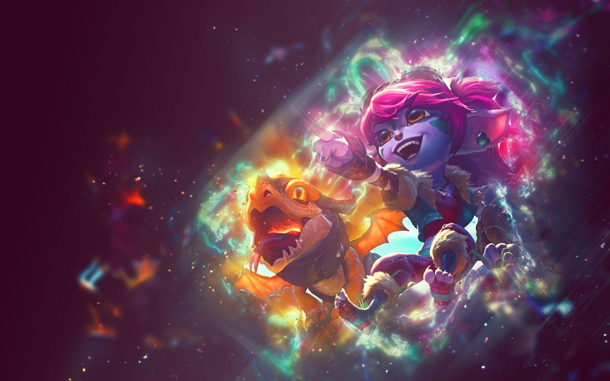 2560x1600 Dragon Trainer Tristana Wallpaper by .com