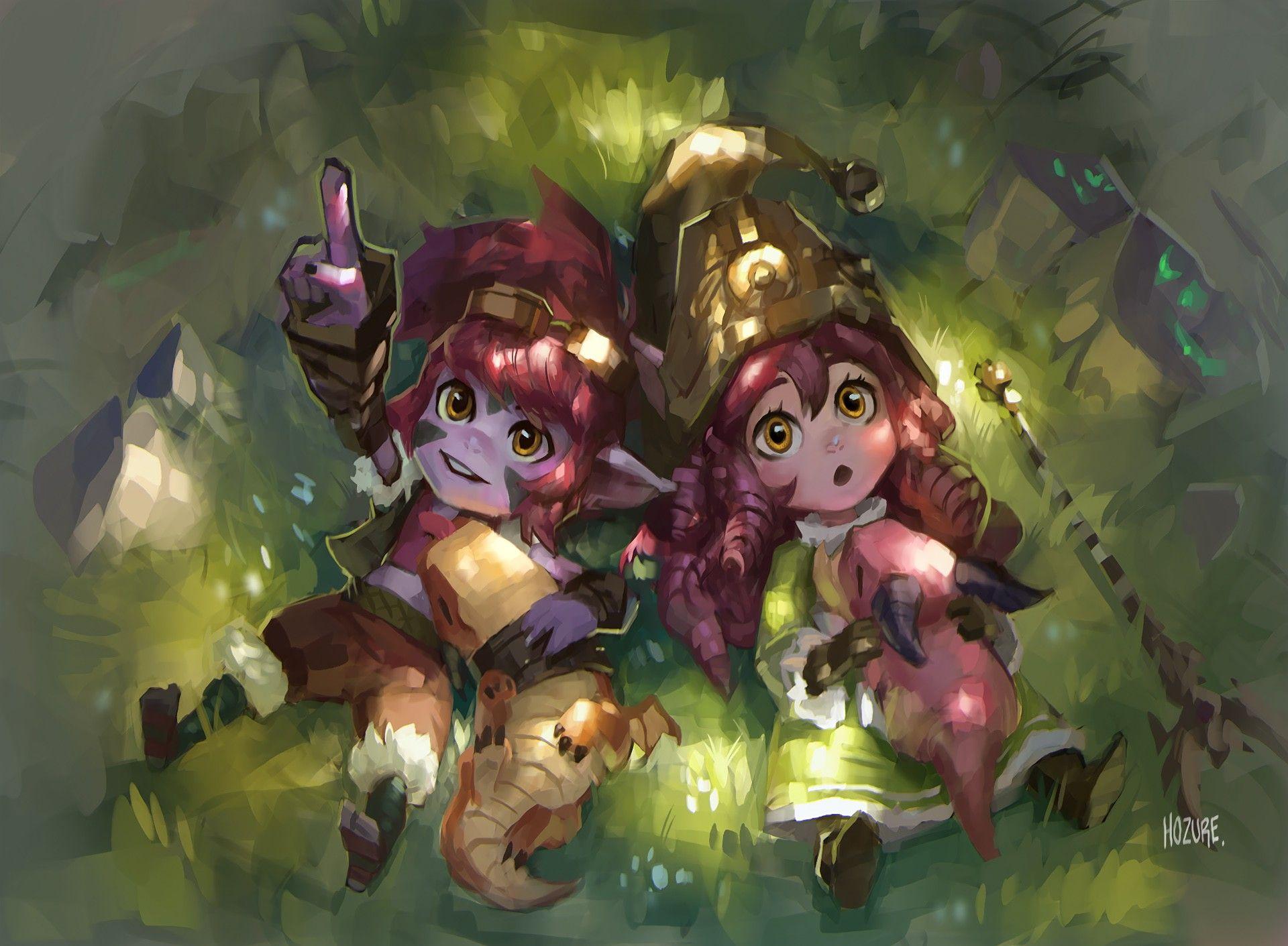 1920x1411 Dragon Trainer Lulu & Tristana .lol