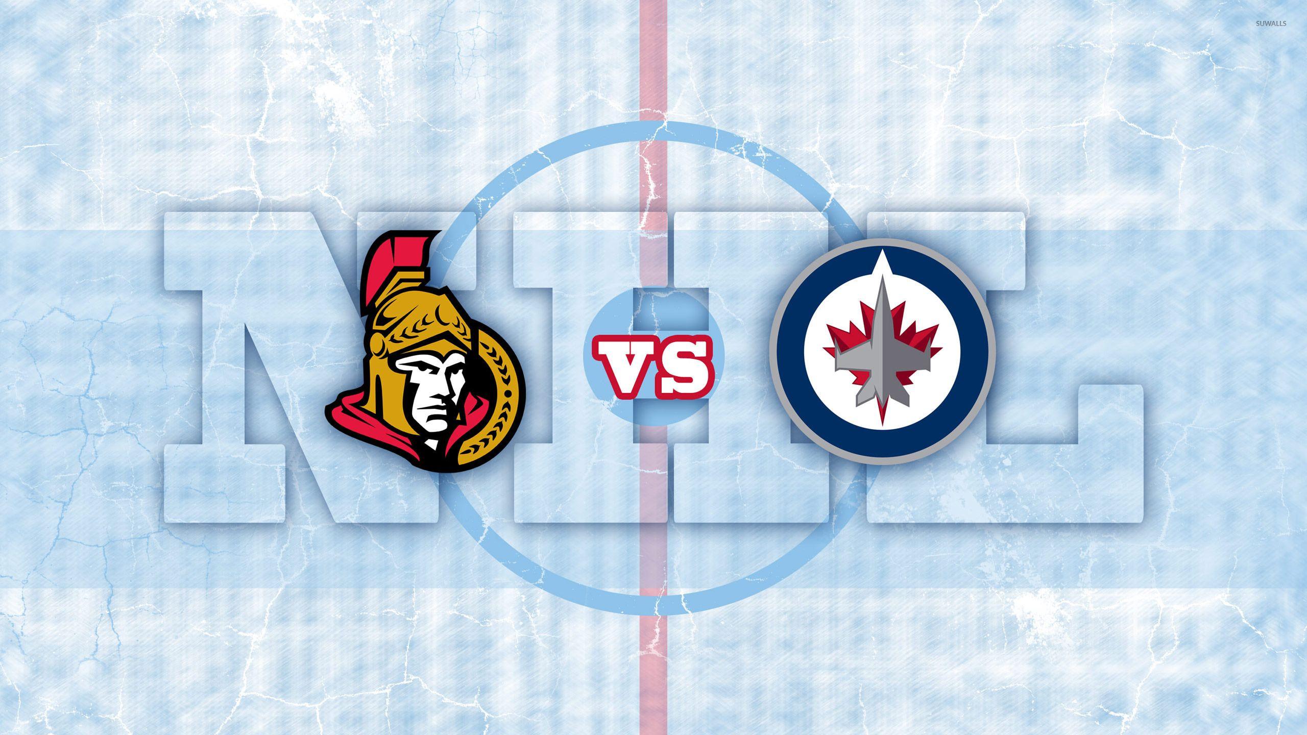 2560x1440 Ottawa Senators vs Winnipeg Jets .
