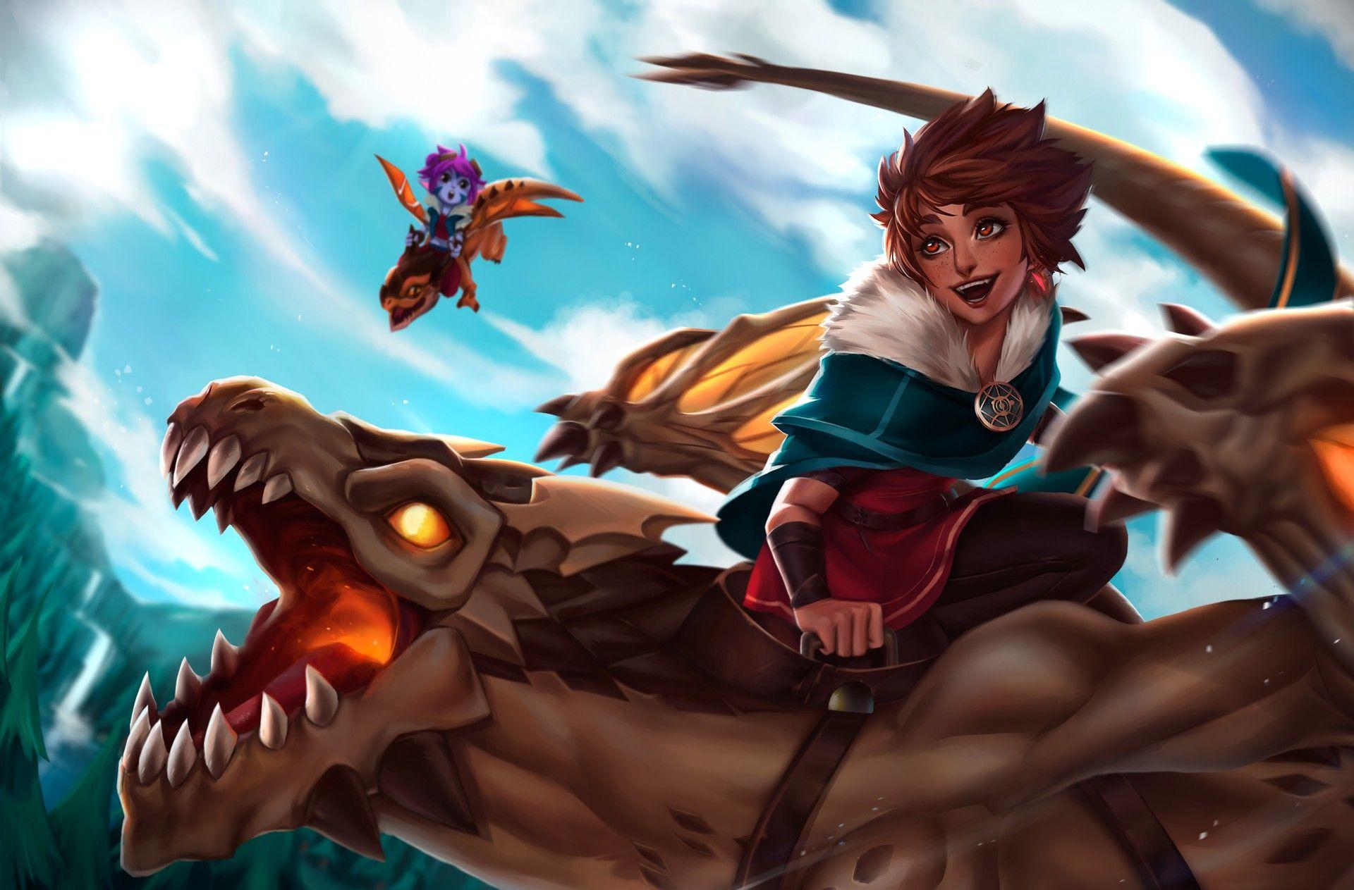 1920x1263 Taliyah & Dragon Trainer Tristana .lol