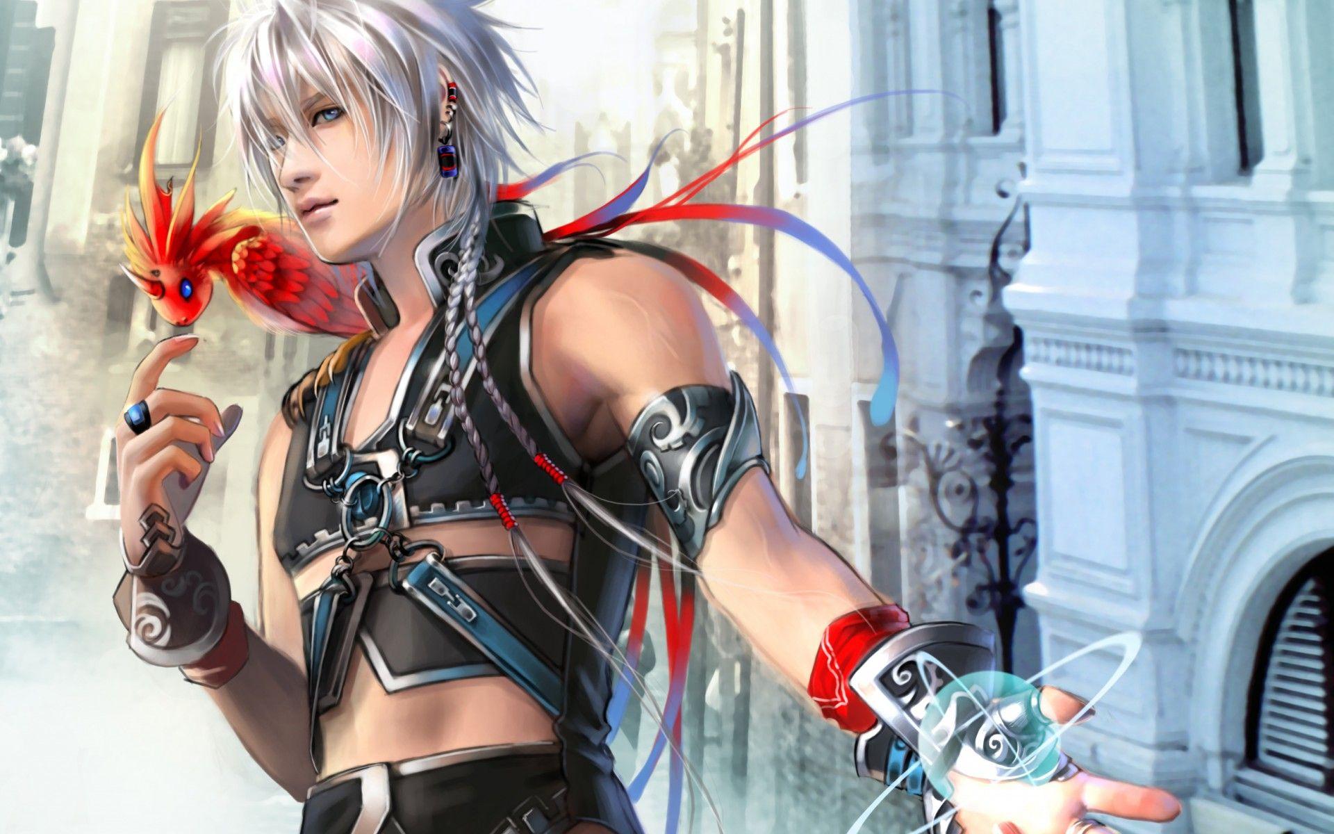 1920x1200 Fantasy art magic men males boy warrior .