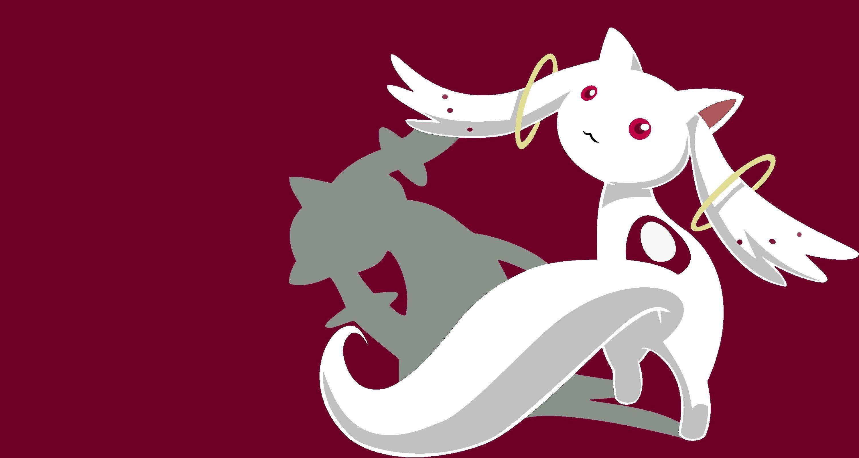 3000x1600 Minimalist Kyubey Wallpaper.