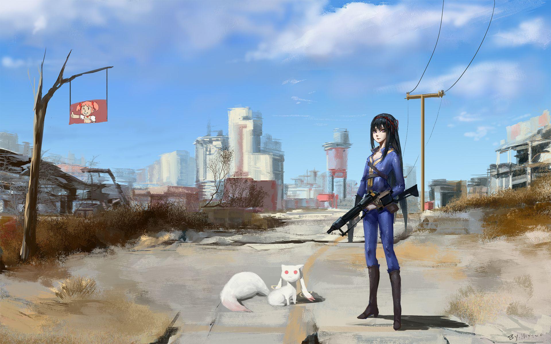 1920x1200 Kyubey HD wallpaper,