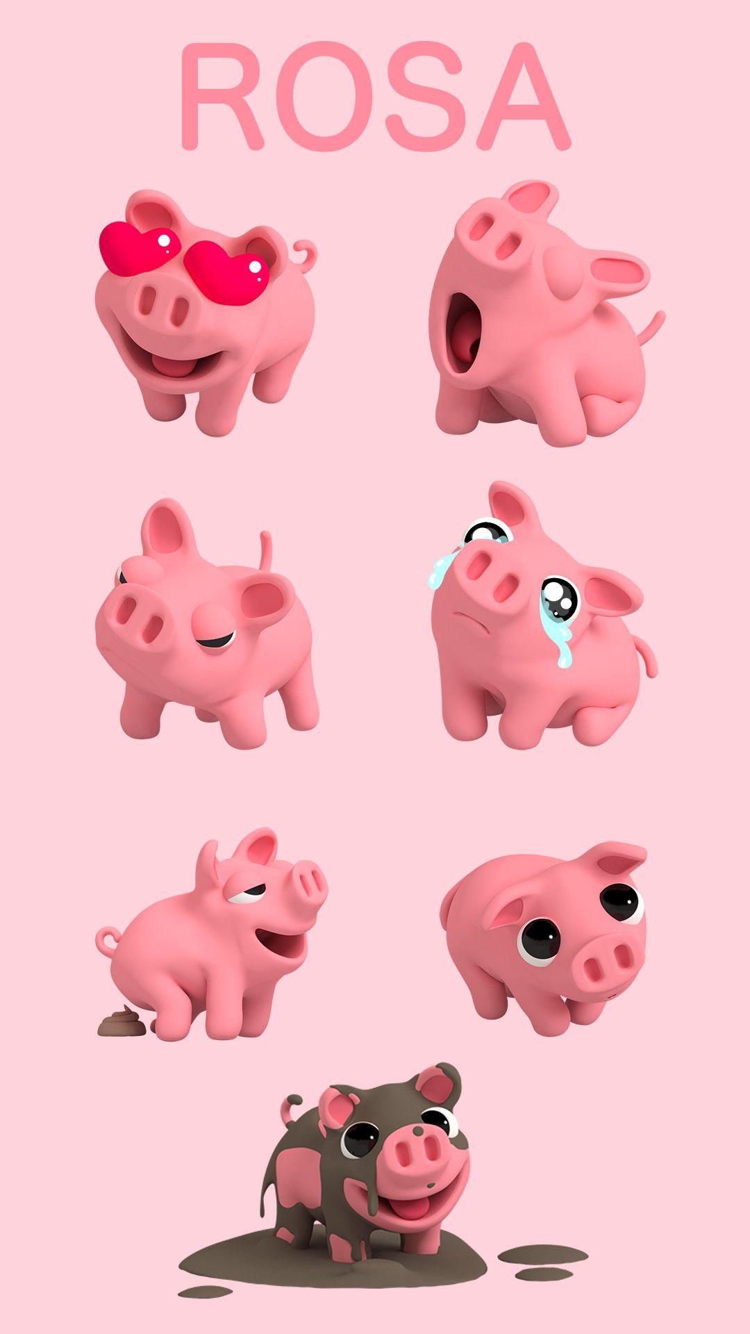 1080x1920 Piggy Wallpaper