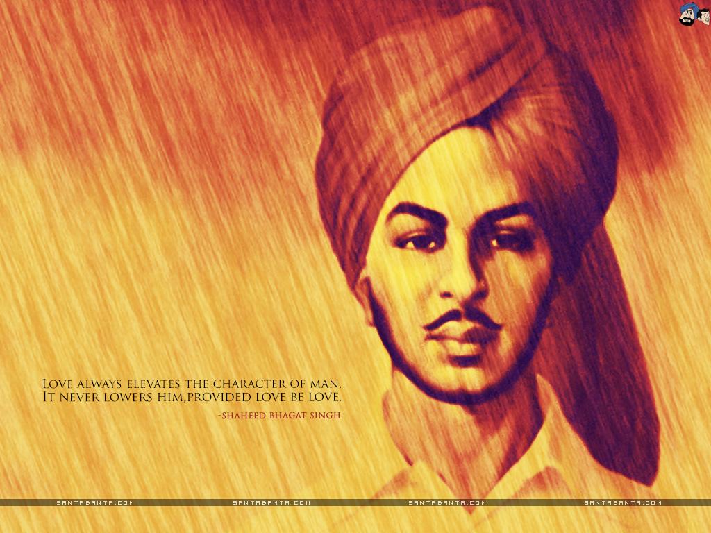 Hình nền 1024x768 Bhagat Singh #