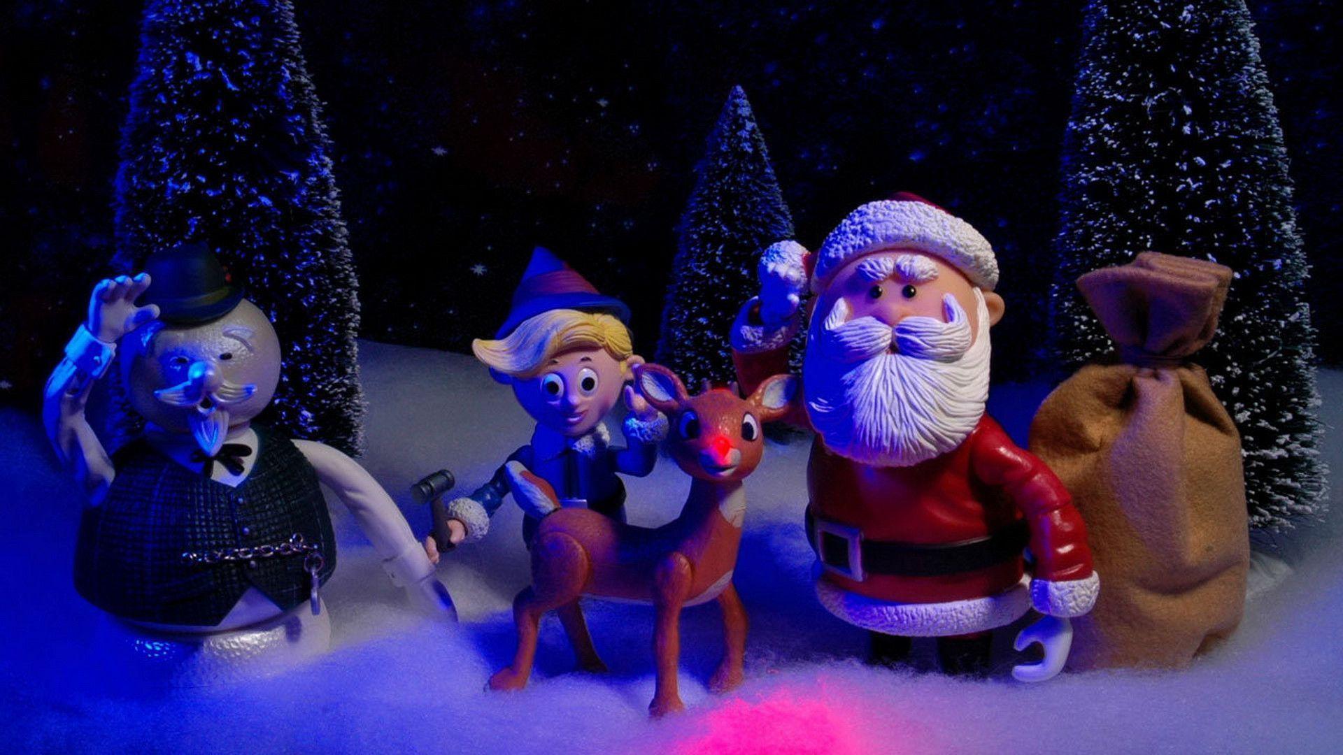 1920x1080 Red Nosed Reindeer iPhone Wallpaper .
