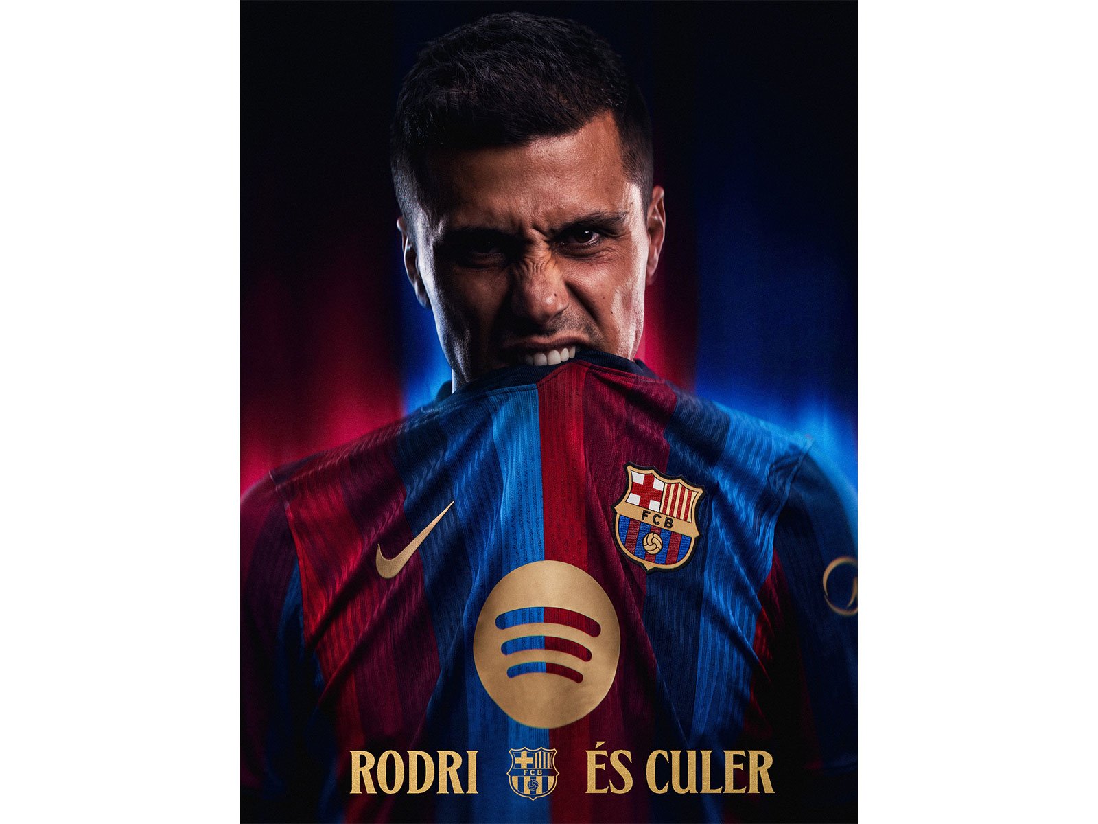 1600x1200 Barcelona Signs Spain's WC Winning Captain Rodri From Manchester City Till 2030