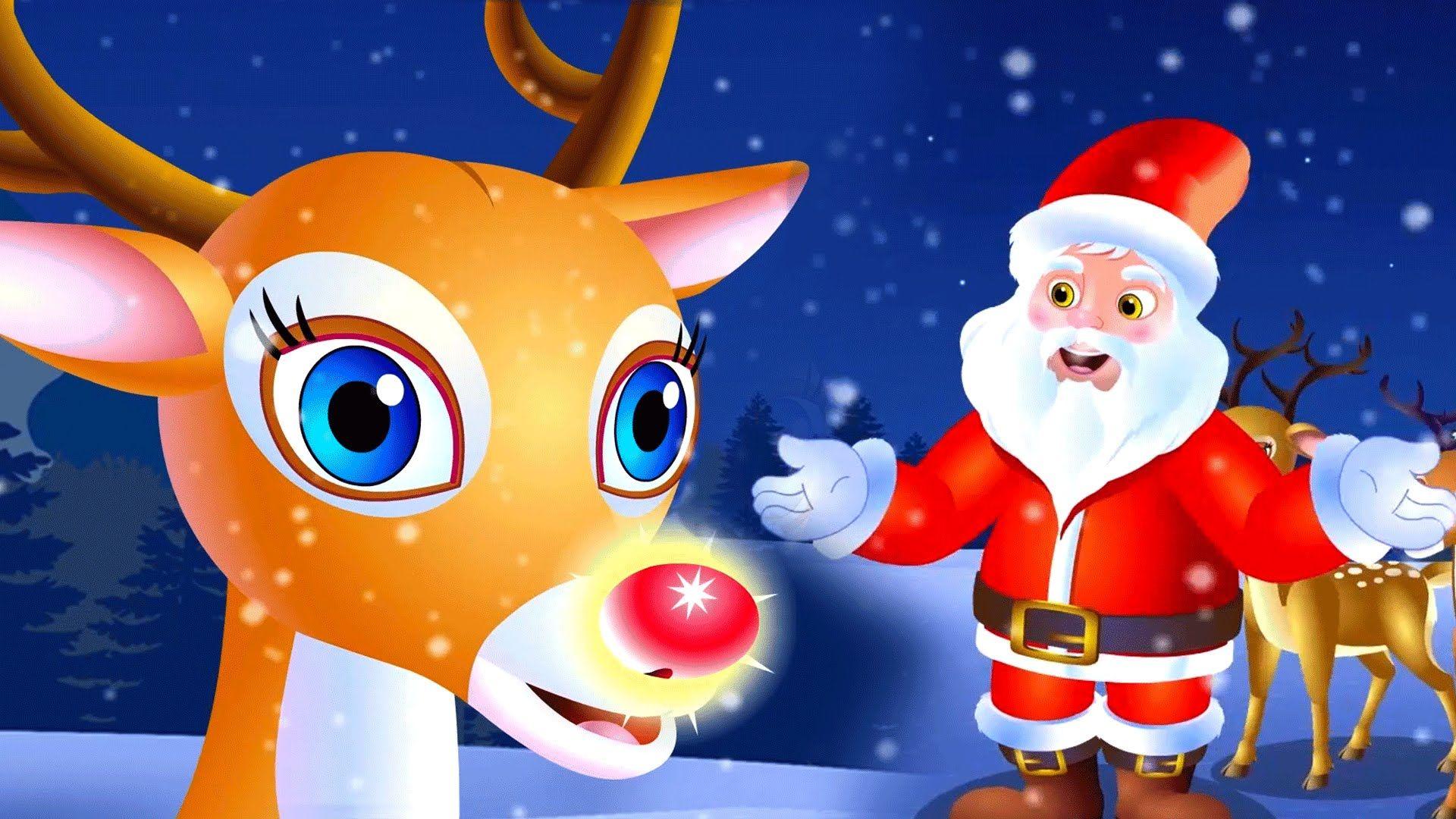 1920x1080 Santa Claus With Reindeer Wallpaper .itl.cat
