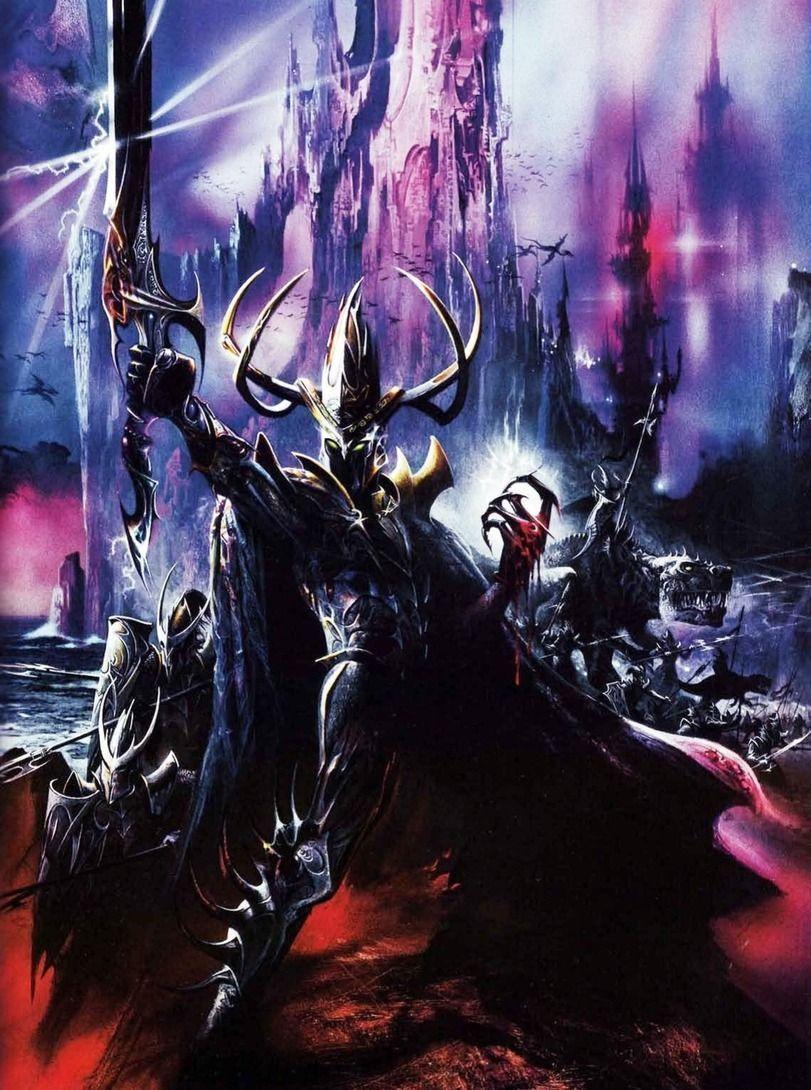 811x1090 Dark Elf Malekith Warhammer FB .com