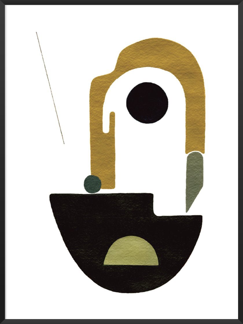840x1120 Mother Painted Shapes Poster