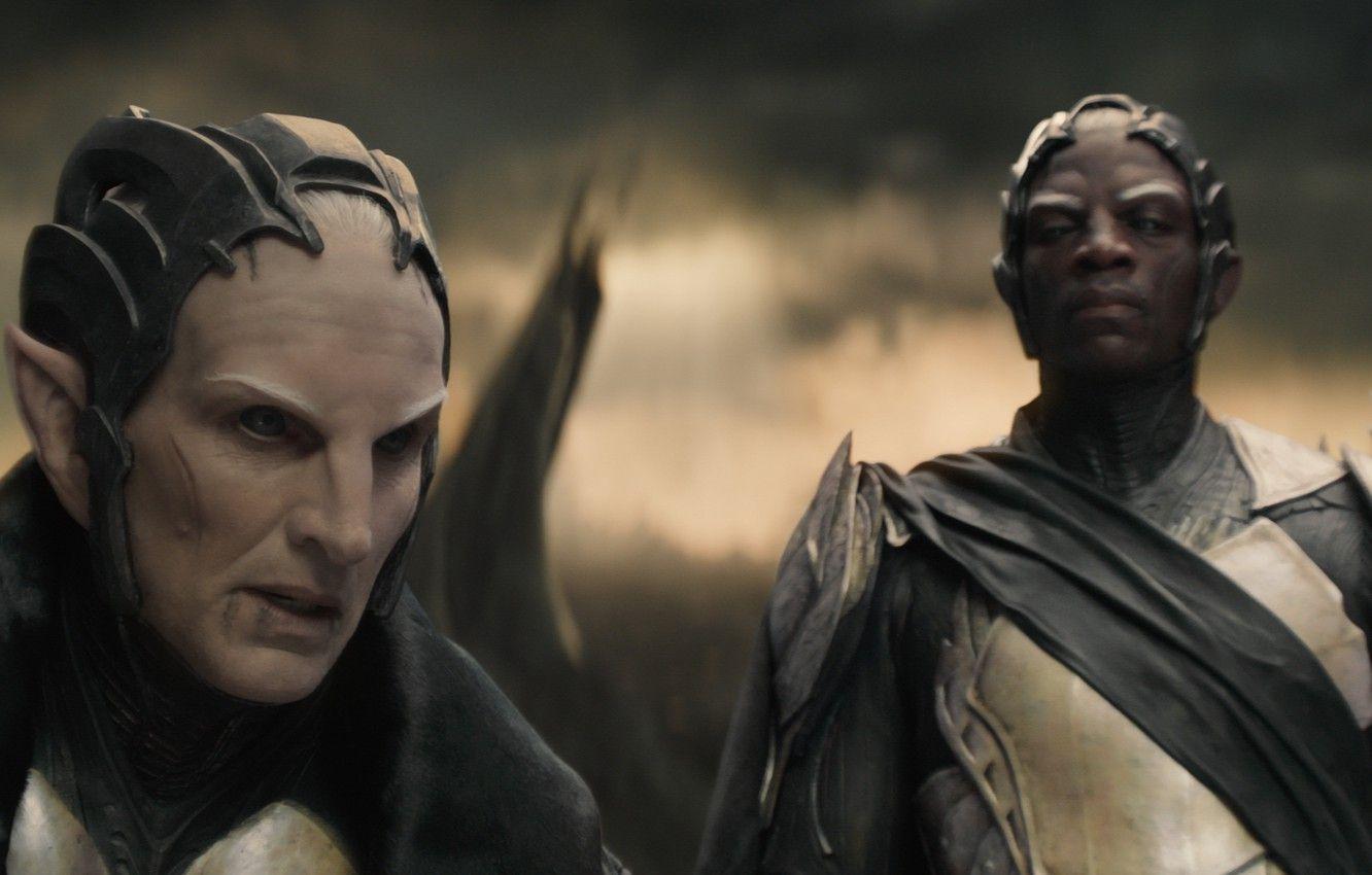 1332x850 The Dark World, dark elves, Thor