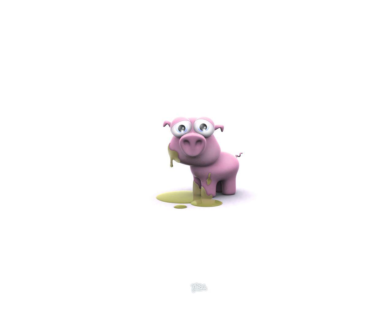1280x1024 High Definition Collection: Funny 3D Animal Wallpaper, 39 Full HD