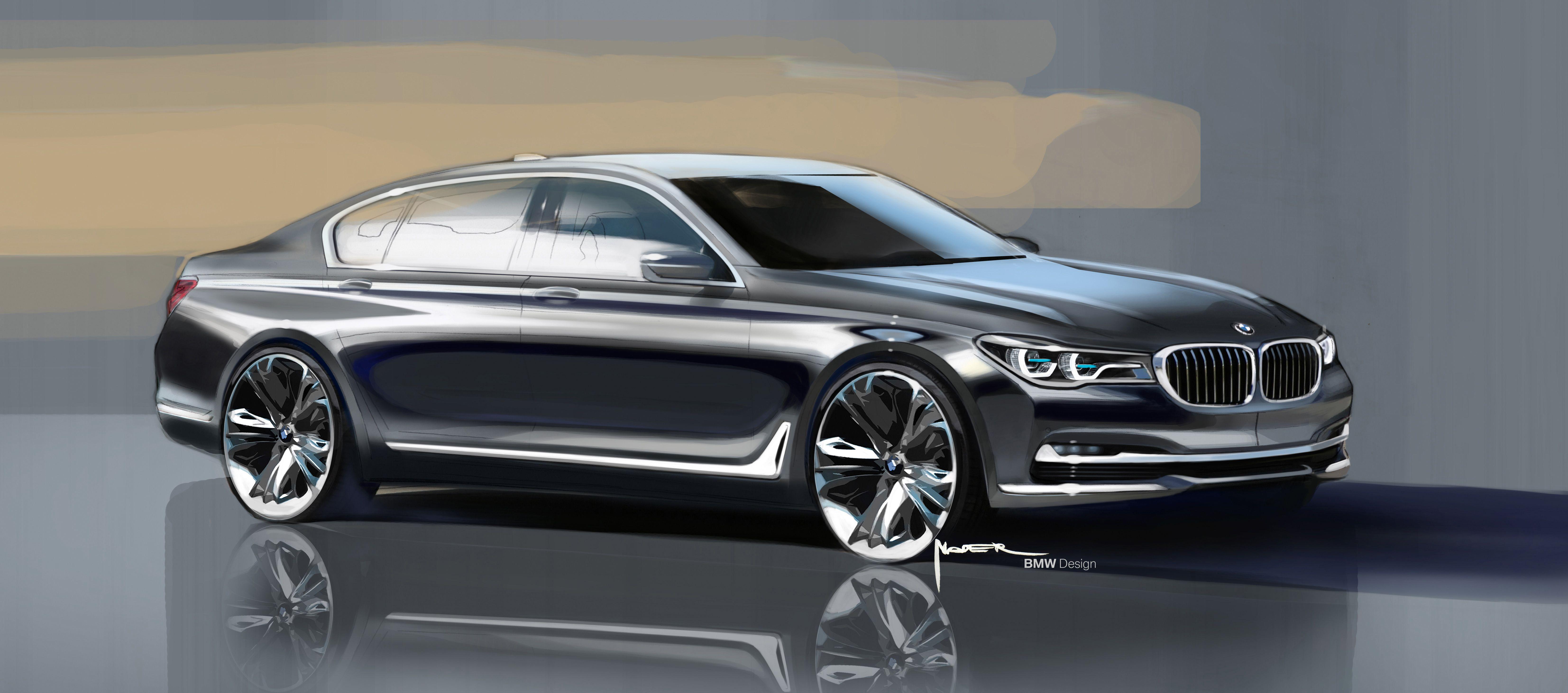 6614x2924 BMW 7 Series Wallpaper .