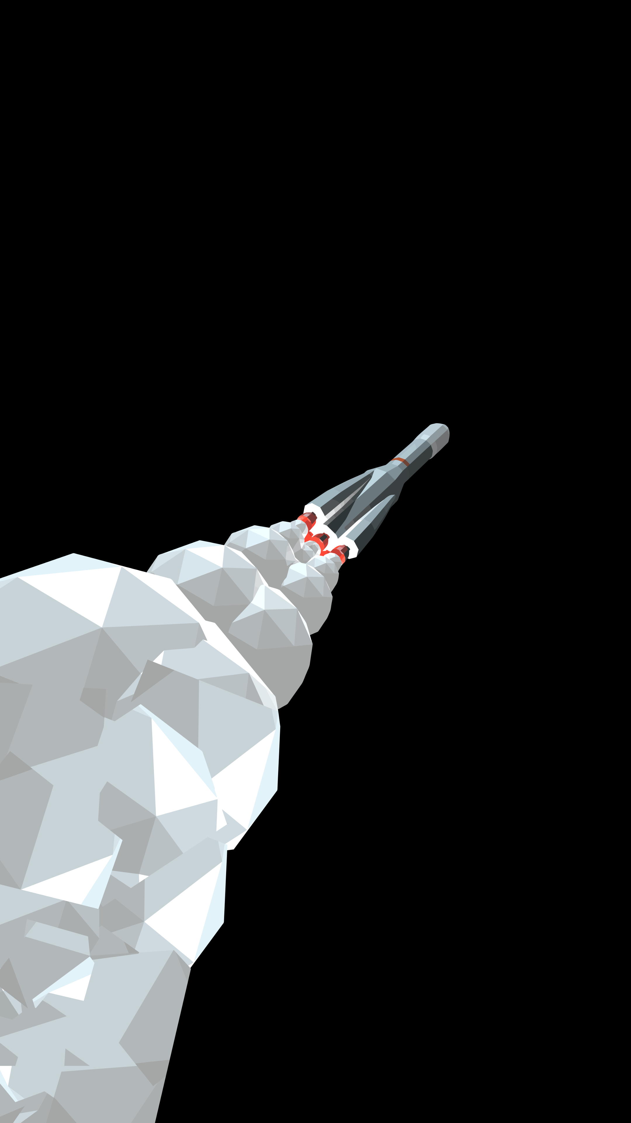2160x3840 Low Poly Rocket 2160x3840 .