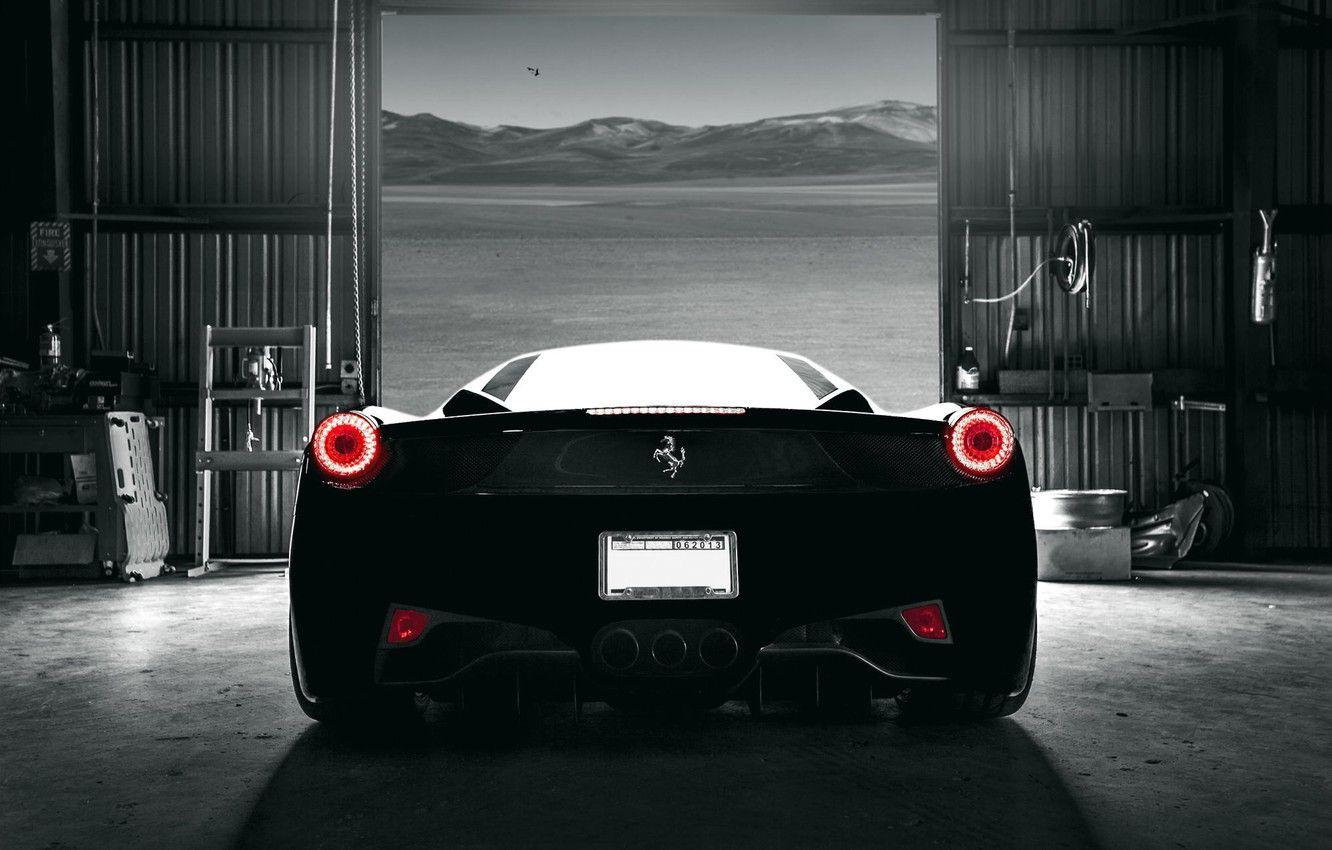 1332x850 Wallpaper car, dark, Ferrari, 458 .avto.