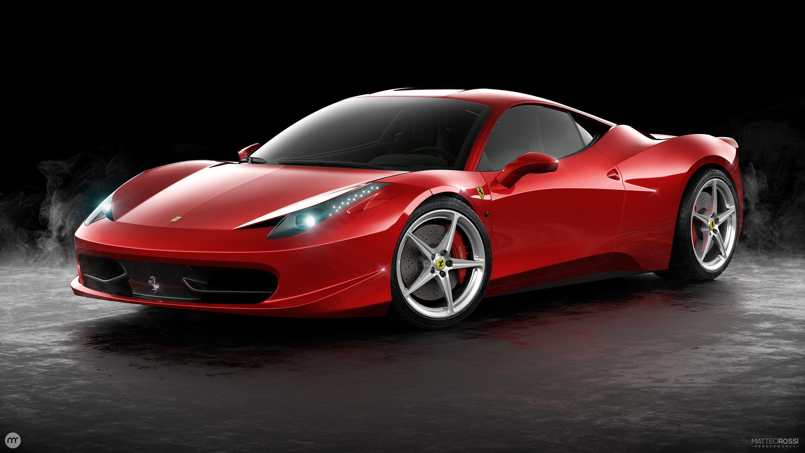 2560x1440 Ferrari 458 Italia CGI 1440P Resolution .