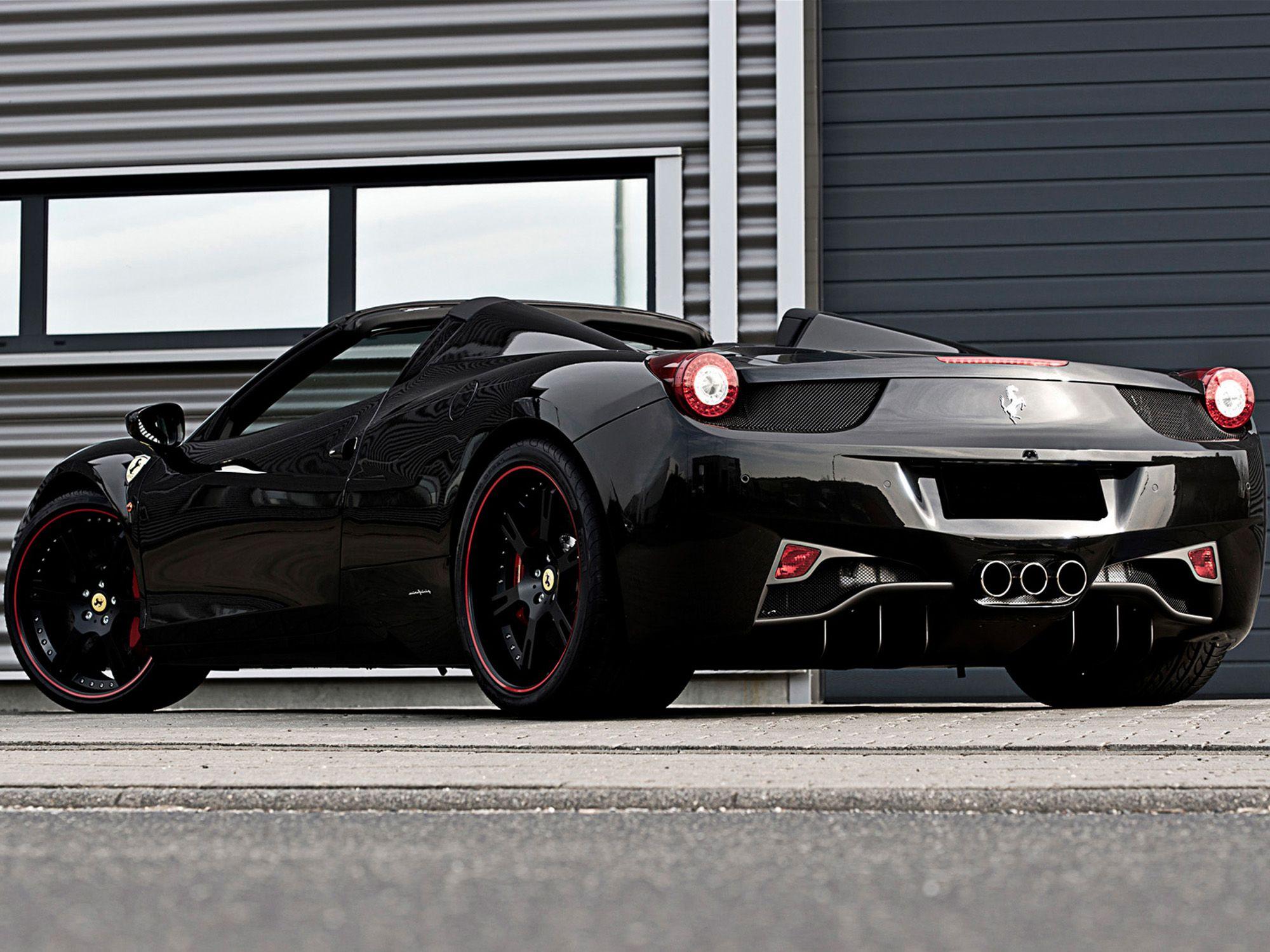 Black Ferrari 458 Wallpapers Top Free Black Ferrari 458 Backgrounds Wallpaperaccess