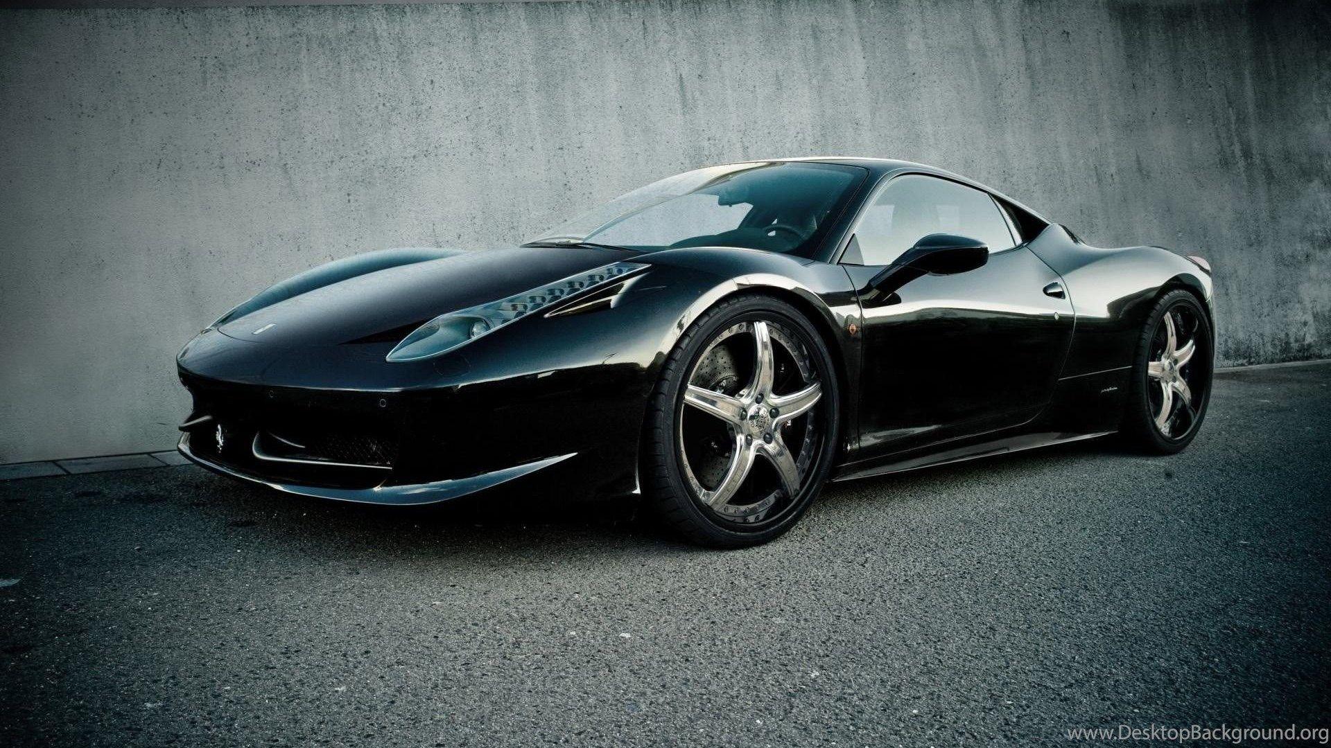 1920x1080 Black Ferrari 458 Italia Wallpaper HD .