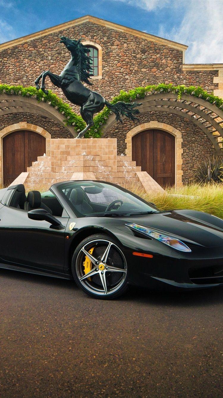 750x1334 Ferrari 458 Background