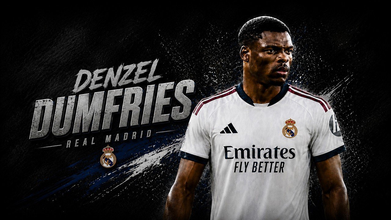 1280x720 Denzel Dumfries ▶ Welcome to Real Madrid ⚪ Full Season Skills