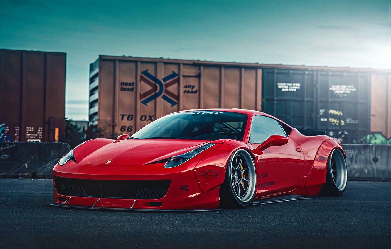 1332x850 Wallpaper City, Ferrari, Red, Body .avto.