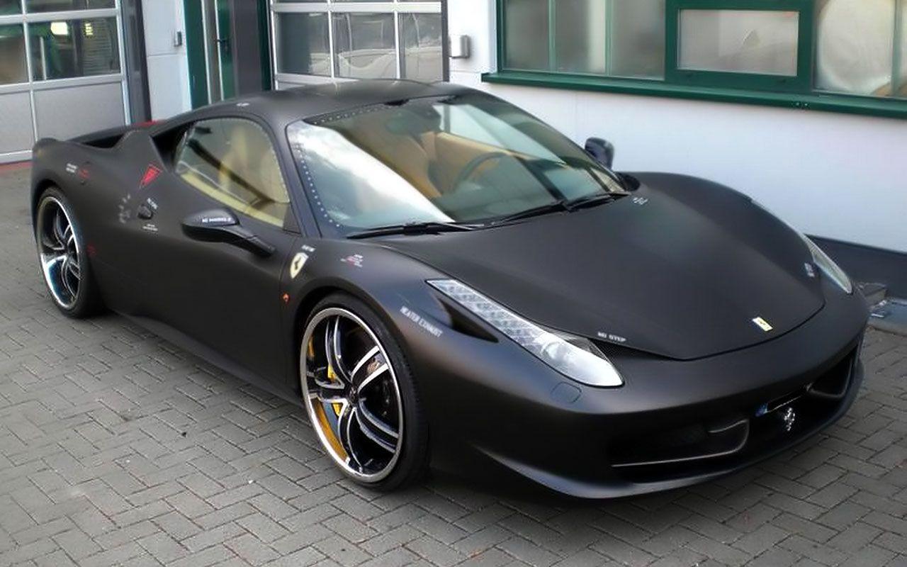 Ferrari 458 Black Matte