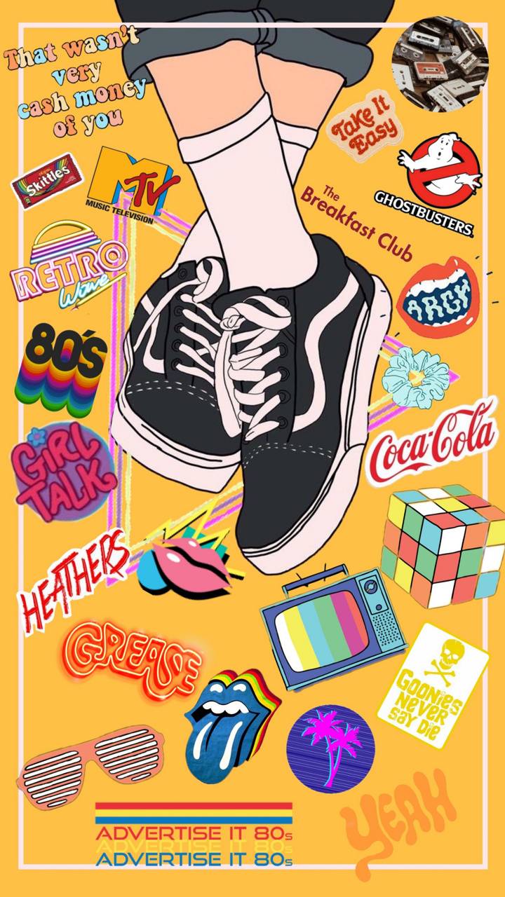 720x1280 80s Wallpaper