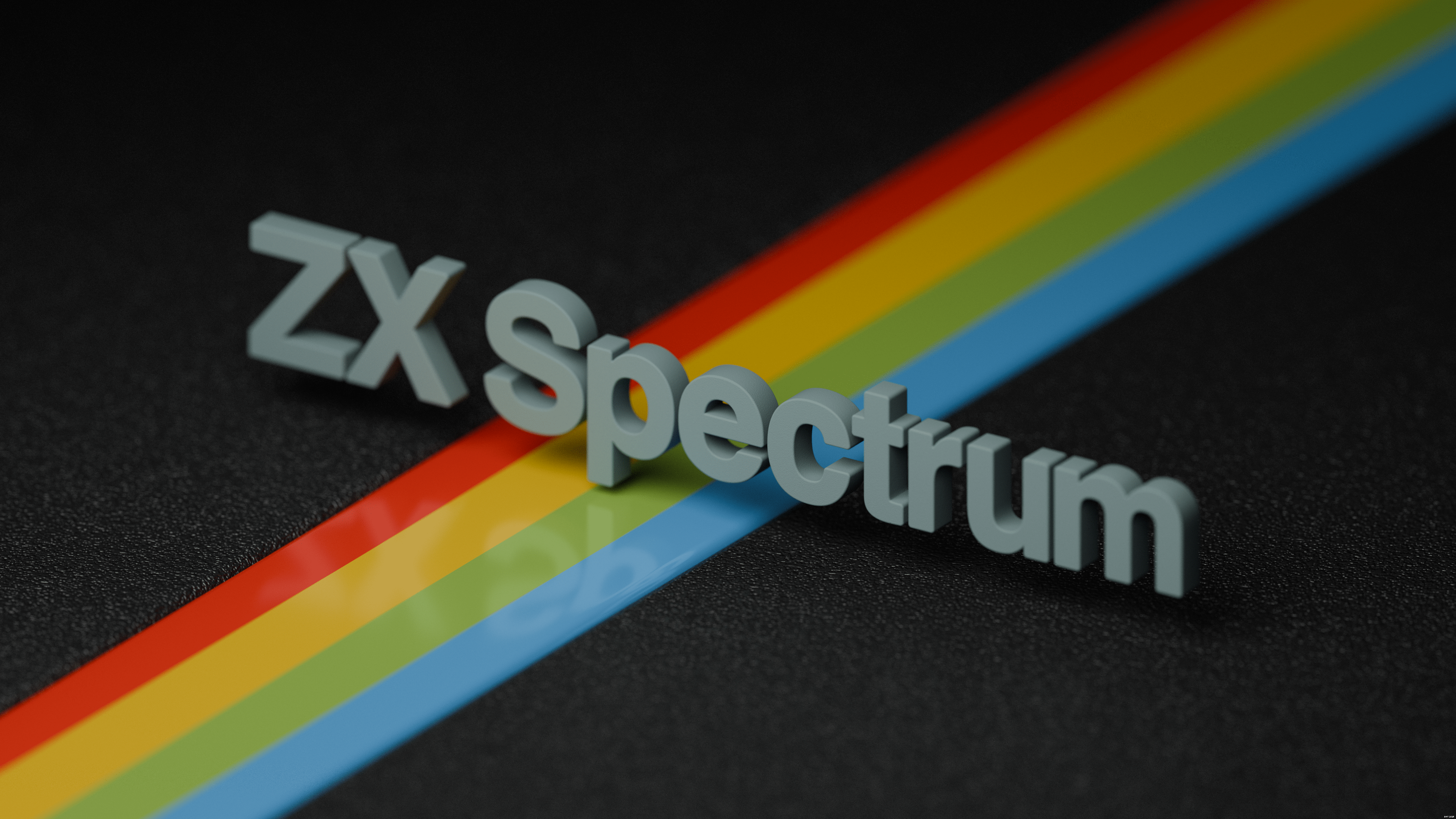 3840x2160 ZX Spectrum Stripes Render