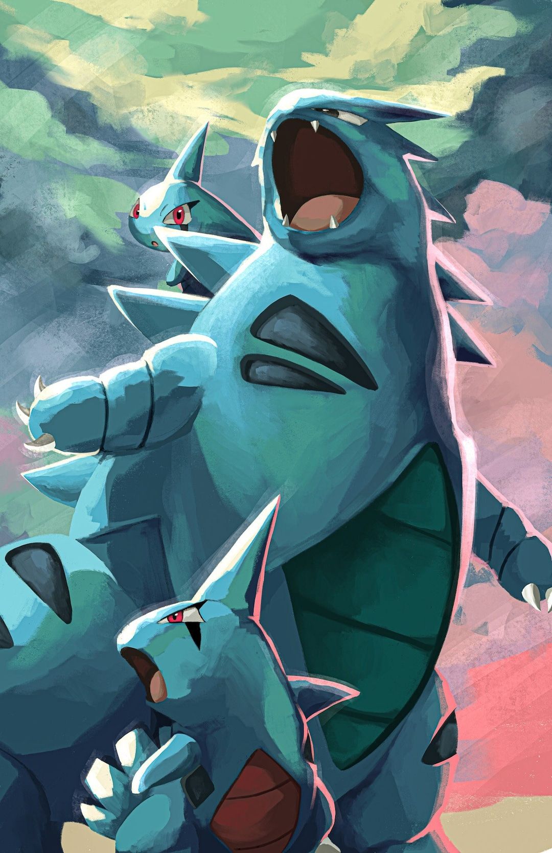 1080x1669 Tyranitar Art Print X 17