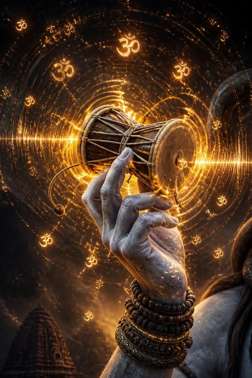 832x1248 lord shiva hands close up holding small damaru