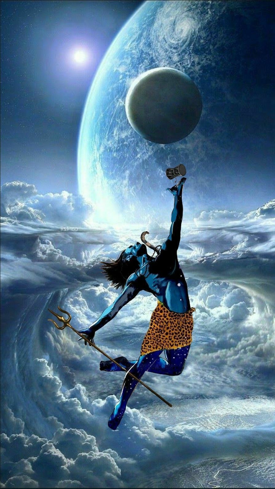 894x1590 Damaru Wallpaper