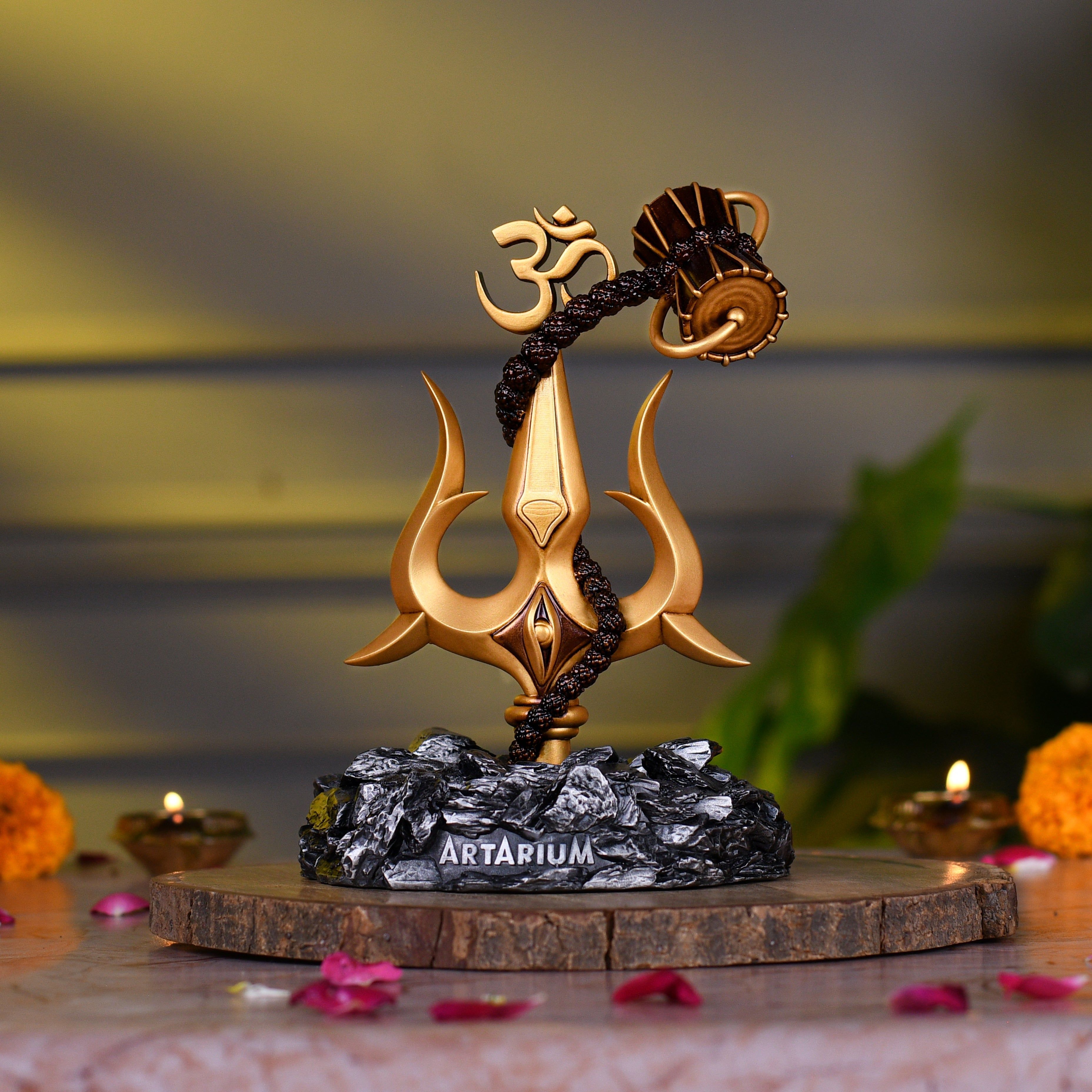 3712x3712 Lord Shiva Trishul With Damru