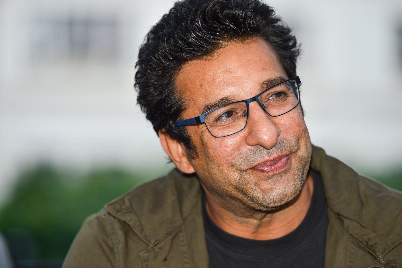 1400x932 Michael Holding and Wasim Akram. The .