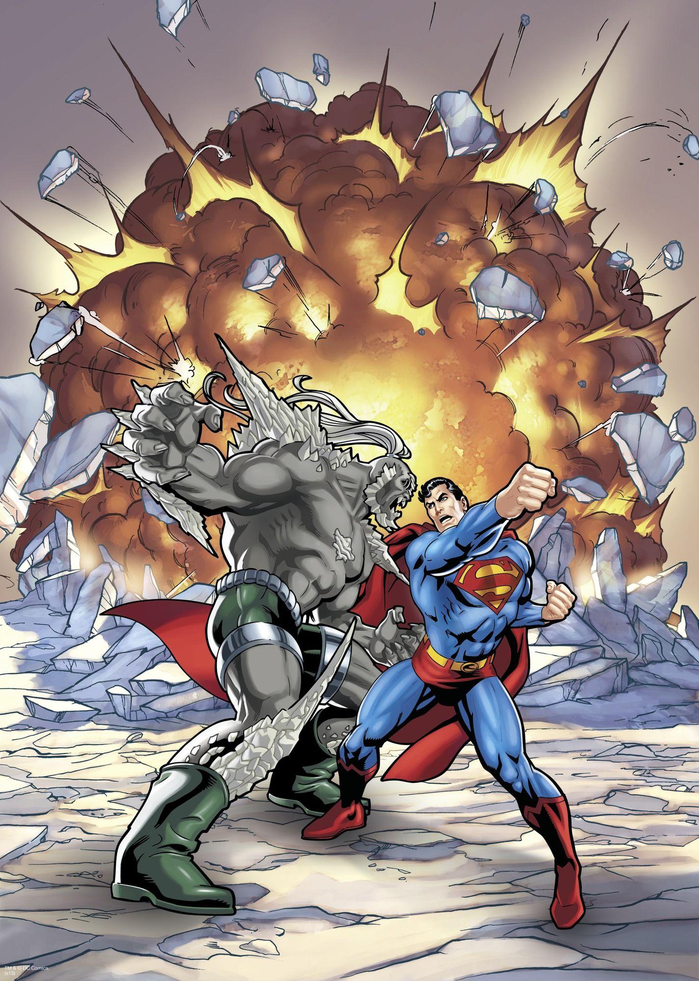 superman vs doomsday wallpaper