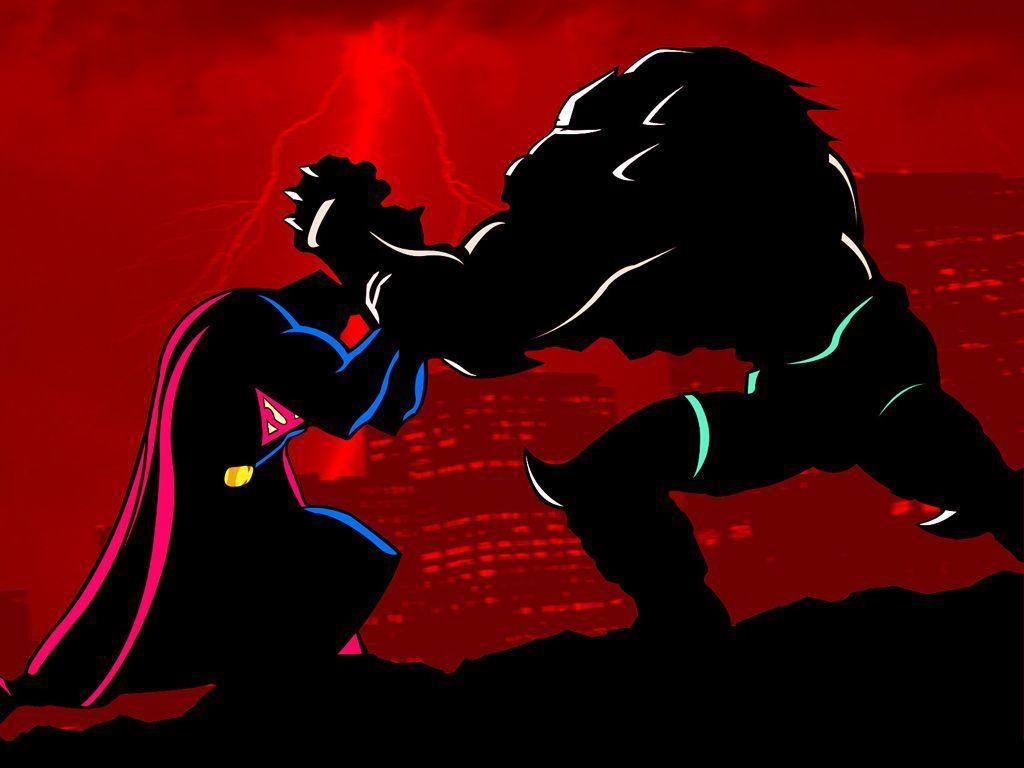 1024x768 Carving Idea Superman Vs. Doomsday .com
