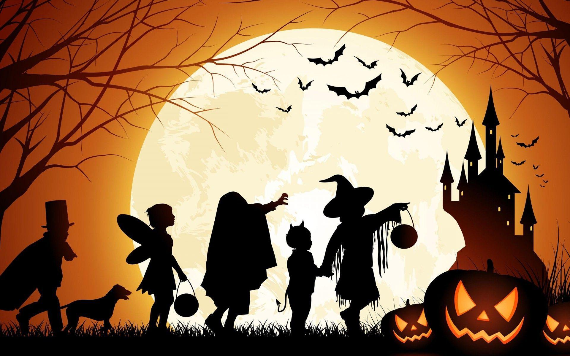 Halloween Cartoon HD Wallpapers - Top Free Halloween Cartoon HD Backgrounds - WallpaperAccess