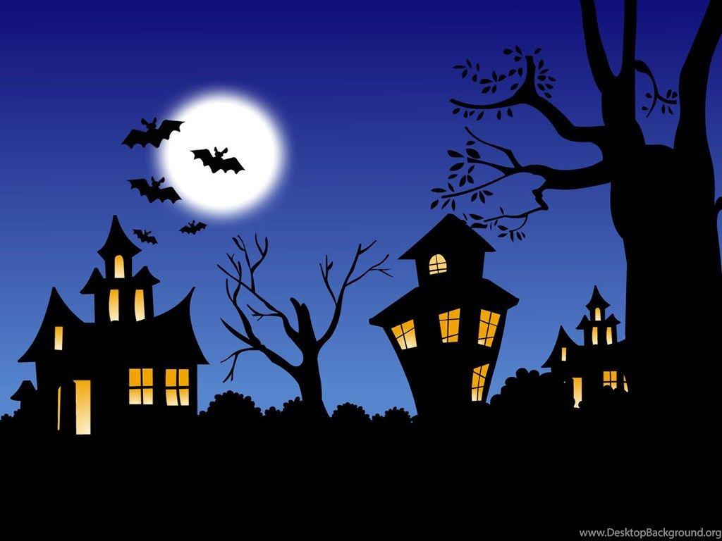 1024x768 The Word 'cartoon: Halloween Desktop .